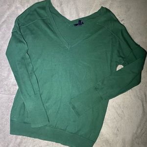 green Gap sweater